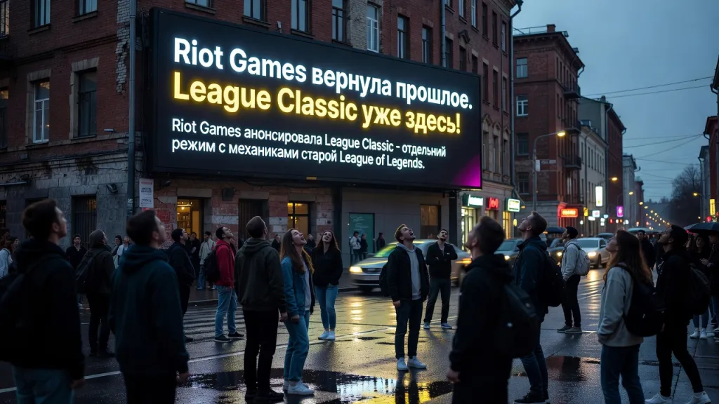 Riot Games вернула прошлое. League Classic уже здесь!
